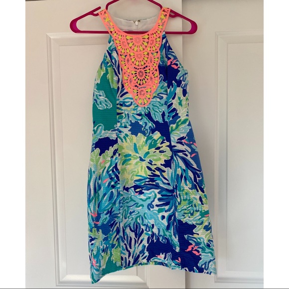 Lilly Pulitzer high neck shift - size 2 - Picture 1 of 9